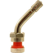 DURAFORCE TR553C Aluminum Truck Wheel Valve Stem 0.93"x1.38" 45° Bend Pack of 10
