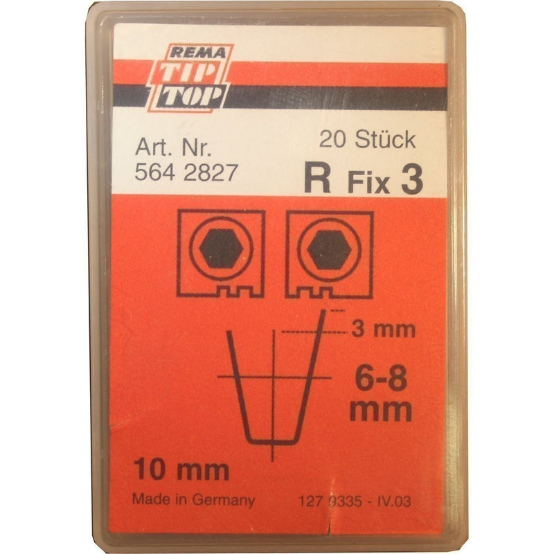 DURAFORCE REMA TIP TOP R-3 Round Tire Regroover Blades 6-8mm Pack of 20