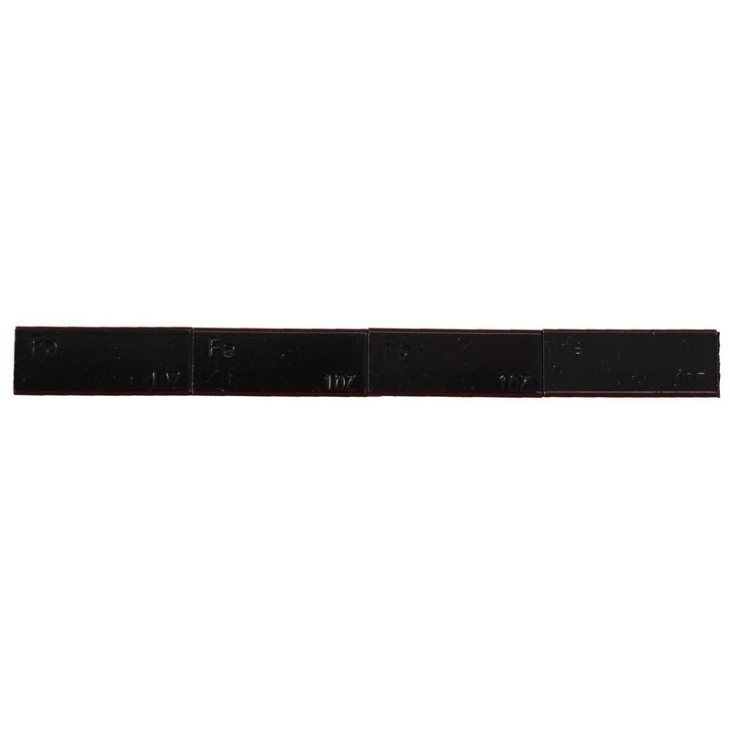 DURAFORCE Ascot 484-10301 Black Steel Adhesive Wheel Weights 1oz Box of 36 Strips