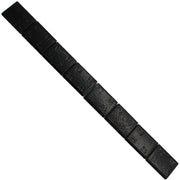 DURAFORCE Perfect Equipment 300224FEBLK Black Steel Adhesive Tape 0.50oz 28 Strips