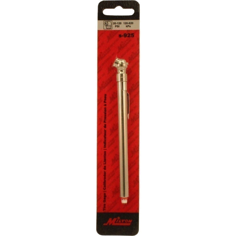 DURAFORCE Milton S-925 Pencil Tire Pressure Gauge 20-120 PSI Accurate Measurement