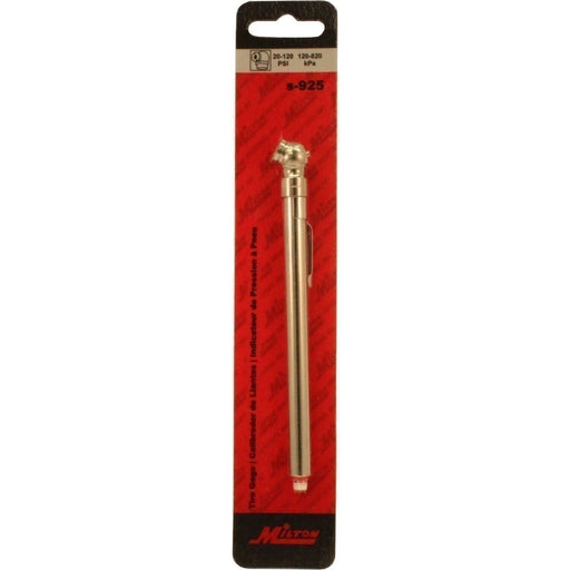 DURAFORCE Milton S-925 Pencil Tire Pressure Gauge 20-120 PSI Accurate Measurement