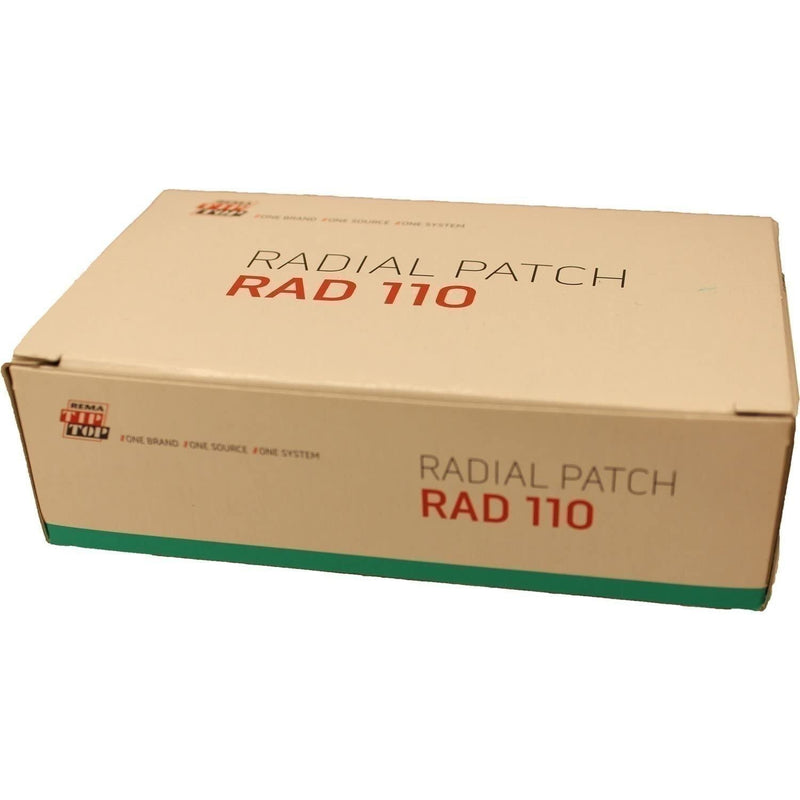DURAFORCE REMA TIP TOP RAD-110 Radial Tire Repair Patch 2"x2.75" 1 Ply Box of 20