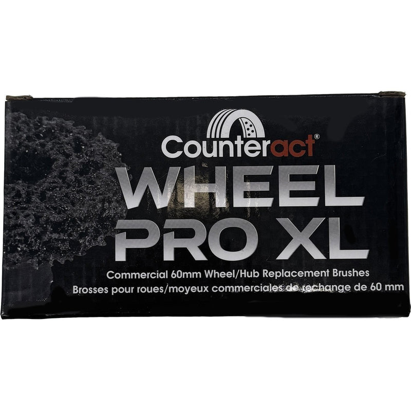 DURAFORCE Wheel Pro XL 22mm Hub Brushes Pack of 6 - Durable Cleaning Tool Set