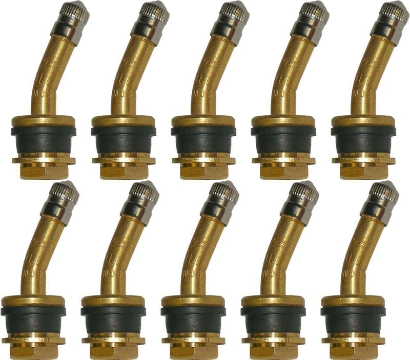 DURAFORCE Dill VS-943 1.5" Brass Truck Valve Stem 21° Bend Pack of 10