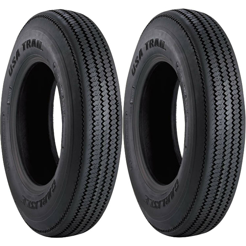DURAFORCE Carlisle USA Trail Trailer Tire LRC 6Ply 6.90-9 Pack of 2 Tires