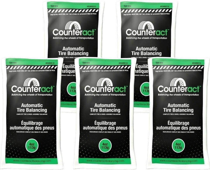 DURAFORCE Counteract 040BNB Tire Balancing Beads 4oz - 5 Bags for Smooth Ride