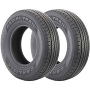 DURAFORCE Carlisle Radial Trail HD Trailer Tire ST205/75R15 8 Ply LRD Pack of 2