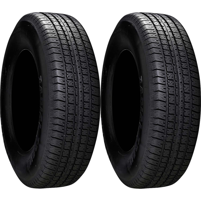 DURAFORCE Carlisle Radial Trail RH Trailer Tire 8ply ST145R12 Pack of 2