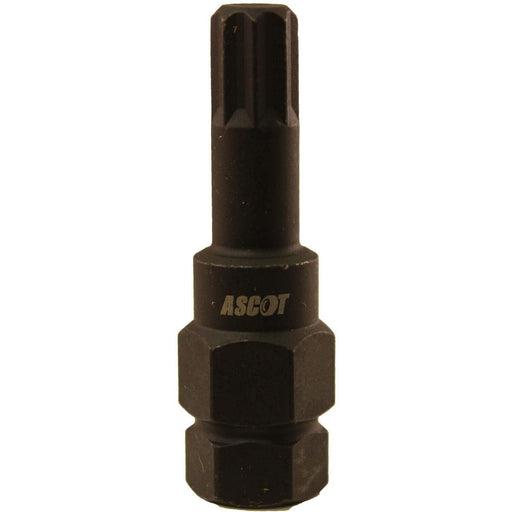 DURAFORCE 28307 8-Point Male Star Lug Removal Tool 7/16" Outer Dimension