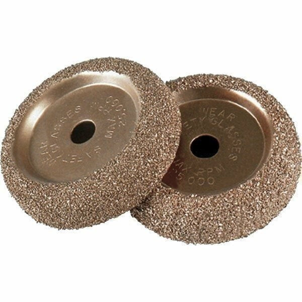 DURAFORCE REMA TIP TOP 34 Tire Buffing Carbide Wheel 2.5" 3/8" Arbor Hole Pack of 2