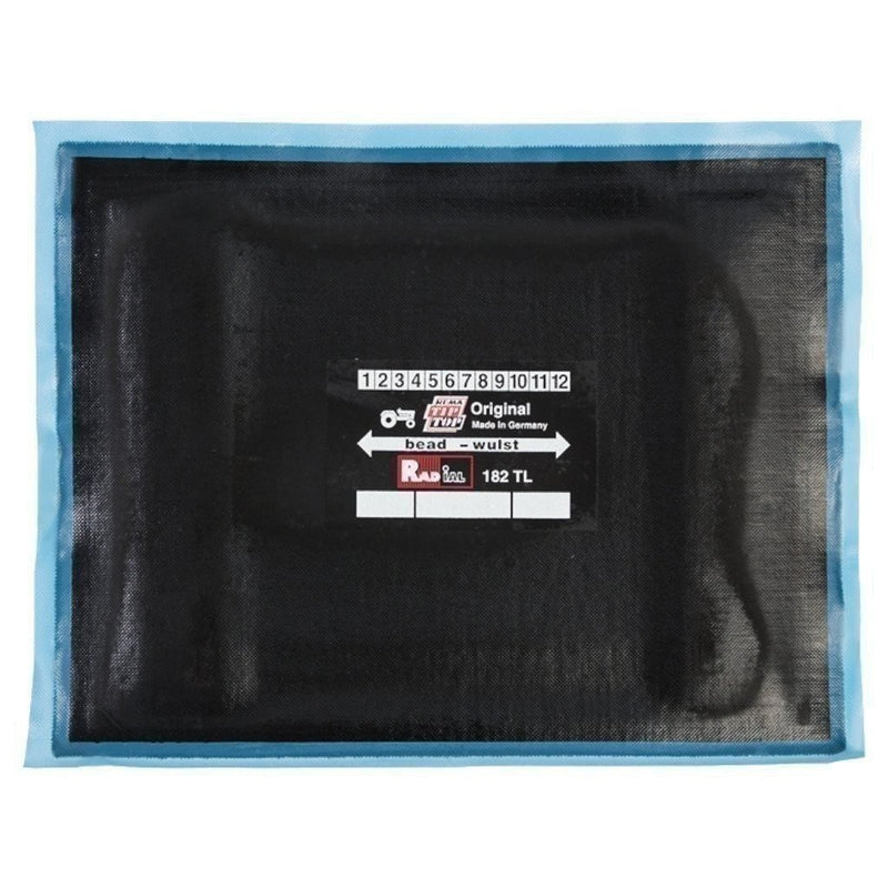 DURAFORCE REMA TIP TOP RAD-182 Radial Tire Repair Patch 10"x7.5" 3-Ply Box of 5