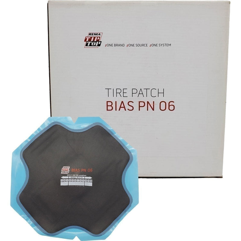 DURAFORCE REMA TIP TOP PN-6 9.25" Square Bias Ply Tire Repair Patch 6ply Box of 10
