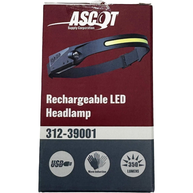 DURAFORCE Ascot LED Rechargeable Headlamp – Bright, Durable, Hands-Free Light
