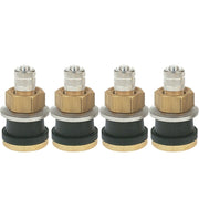 DURAFORCE TR575 Brass Clamp-In Tubeless Truck Tire Valve Stem 1-1/8" Pack of 4