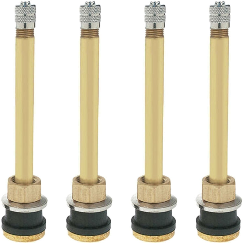 DURAFORCE TR572 3.75" Brass Tubeless Truck Tire Valve Stem Clamp Pack of 4