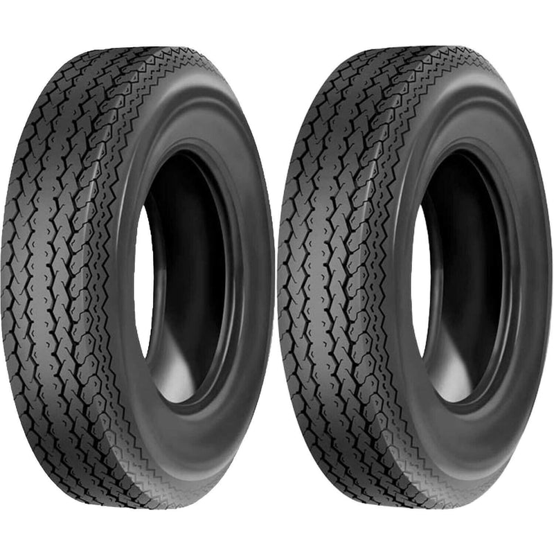 DURAFORCE Deestone D622 6ply Trailer Tires ST205/75D15 LRC F78-15 Pack of 2