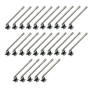 DURAFORCE TR511 4-1/4" 90° Valve Stem for Drop-Center Aluminum Wheels .625 Hole Pack of 25