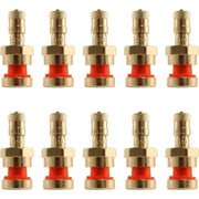 DURAFORCE TR552 1.26" Metric Aluminum Truck Wheel Valve Stem Pack of 10