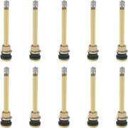 DURAFORCE TR572 3.75" Brass Tubeless Truck Tire Valve Stem Clamp Pack of 10