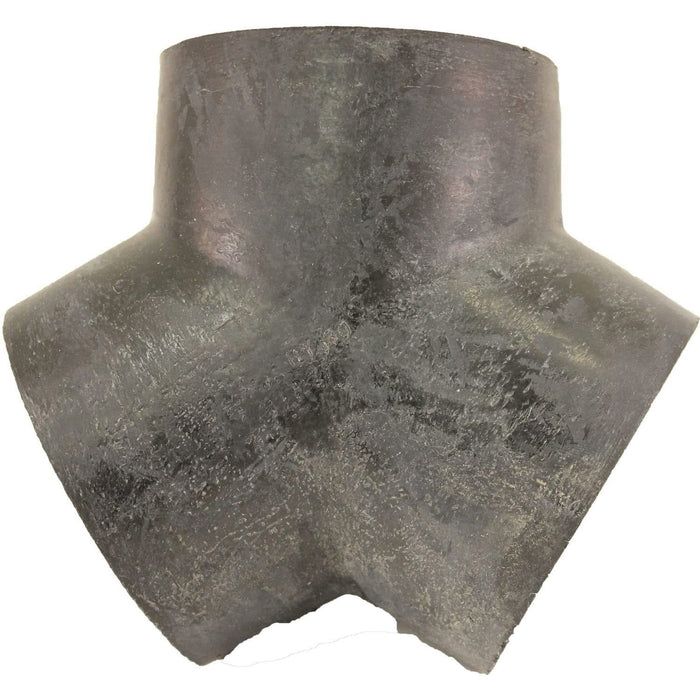 DURAFORCE 3" Rubber Y Connector RY30 - Durable Hose Splitter Adapter