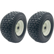 DURAFORCE Marathon 30226 Lawn Mower Tire on Rim 13x6.50-6 Flat Free Pack of 2