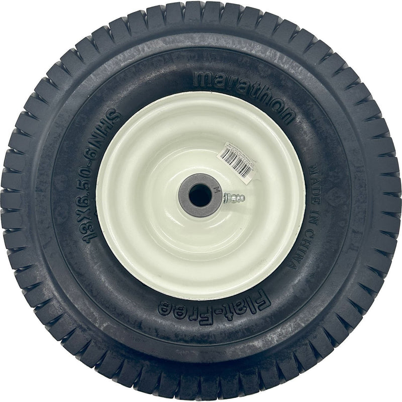 DURAFORCE Marathon 30226 Lawn Mower Tire on Rim 13x6.50-6 Flat Free Pack of 2