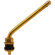 DURAFORCE Haltec TV574K32 Brass TPMS 5" 45° Bend Valve Stem Parallel Key .625 Hole