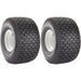 DURAFORCE Carlisle Turf Saver 18x9.50-8 Lawn & Garden Tire 4ply Pack of 2