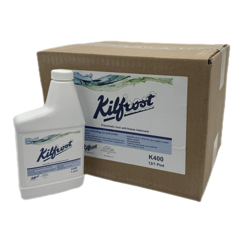 DURAFORCE Kilfrost K400 Anti-Freeze Air Line & Tool Lube 1 Pint Pack of 12