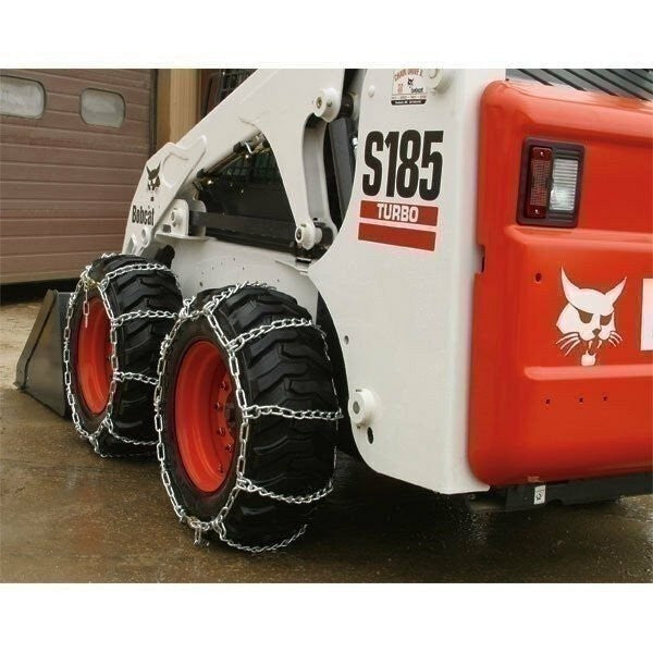 DURAFORCE Peerless 0342955 Wide Base Skid Steer 15"-16.5" Twist 4-Link Tire Chains