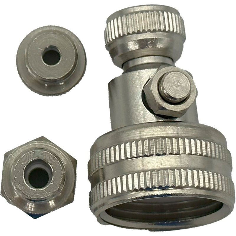 DURAFORCE Ascot Air & Water Tire Valve Adapter for Farm Tractor OTR Inflation Fluid