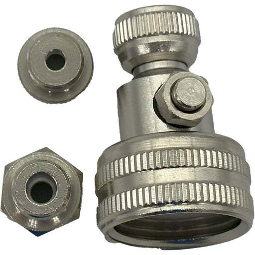 DURAFORCE Ascot Air & Water Tire Valve Adapter for Farm Tractor OTR Inflation Fluid