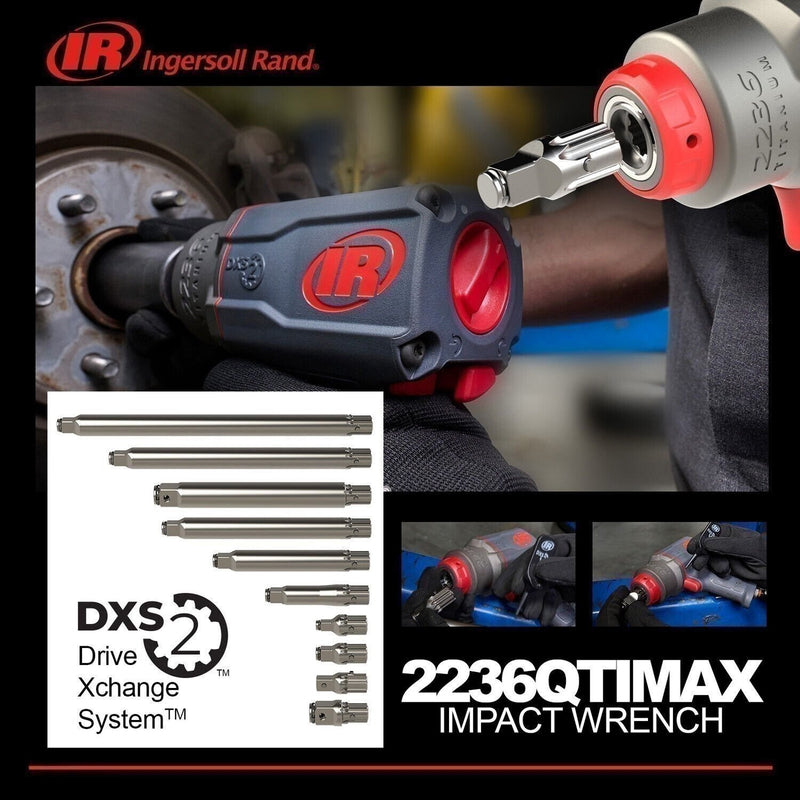 DURAFORCE Ingersoll Rand 2236TIMAX2 1/2" Pneumatic Impact Wrench DXS 2 with 2" Shank