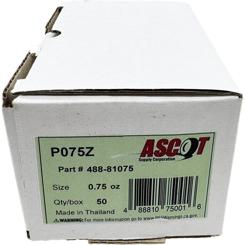 DURAFORCE Ascot P Style Coated Zinc Clip-On Wheel Weights 0.75oz Box of 50