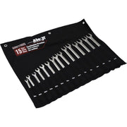 DURAFORCE Ascot 15-Piece SAE Long Combination Wrench Set - Durable Hand Tools