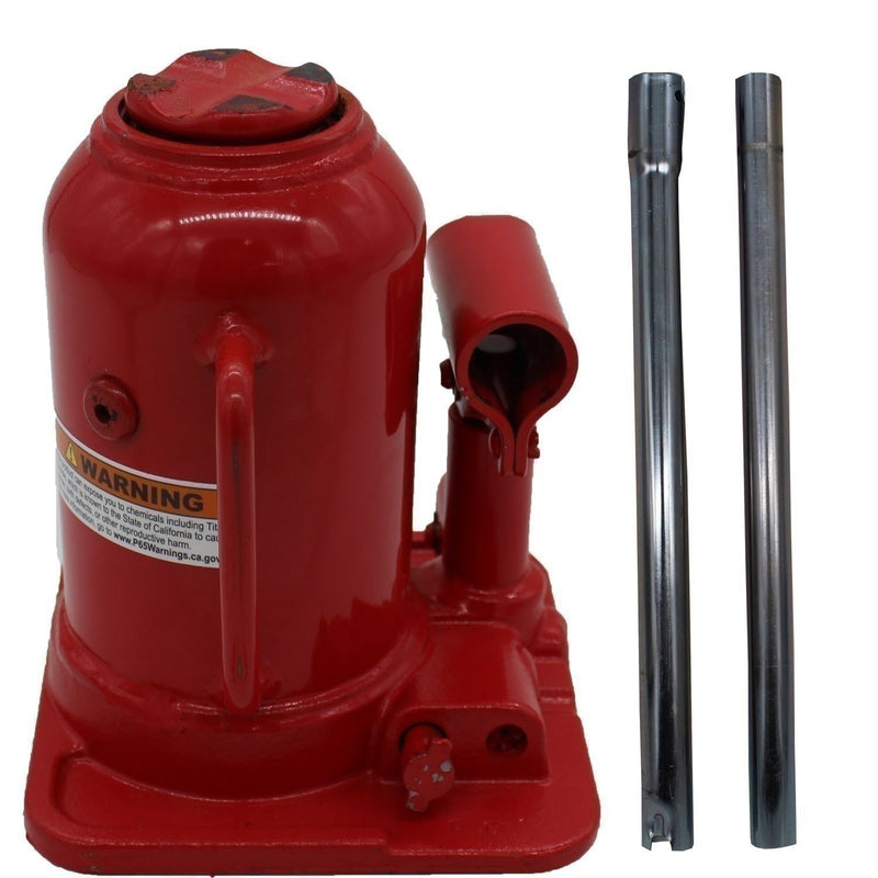 DURAFORCE Norco 76512A 12 Ton Low Profile Bottle Jack Heavy Duty Hydraulic Lift