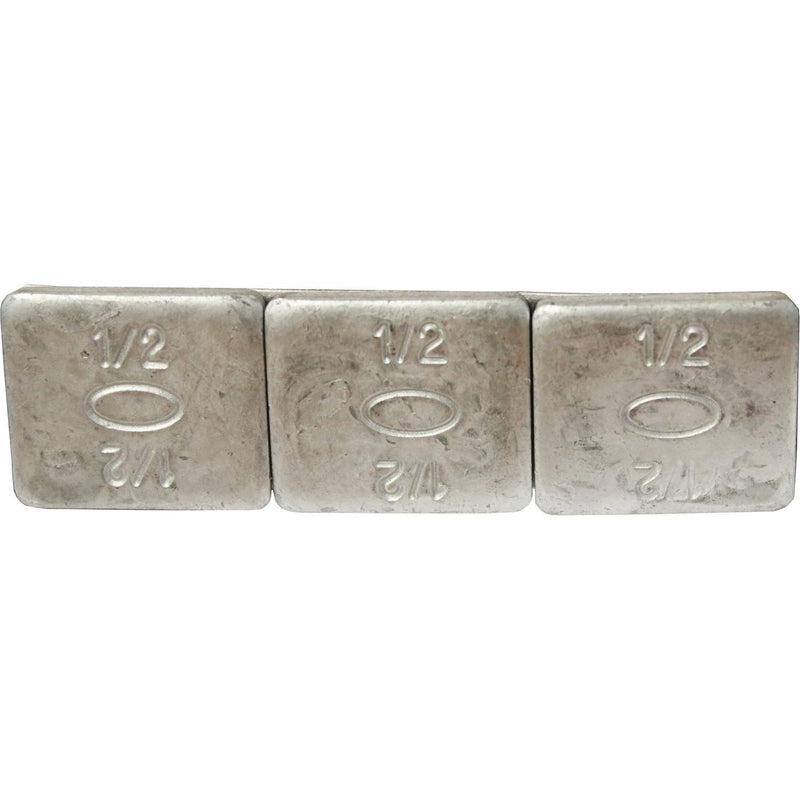 DURAFORCE Plombco 420FE-CW Steel Adhesive Wheel Weights 0.50 oz 3/4" 640 Pack