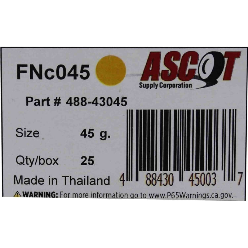 DURAFORCE Ascot FN Coated Clip-On Wheel Weights 45gm (1.50oz) Box of 25