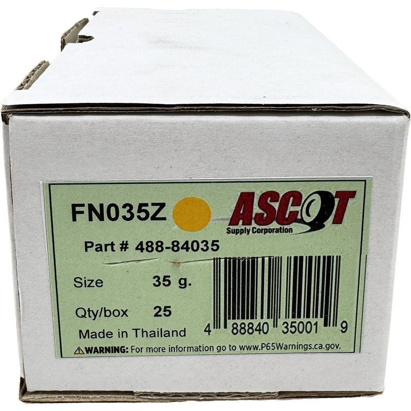 DURAFORCE Ascot FN Coated Zinc Clip-On Wheel Weights 35g (1.25oz) Box of 25