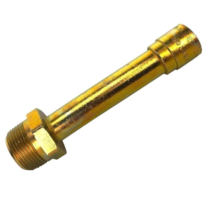 DURAFORCE Haltec 326 Large Bore Air Chuck 1/2" NPT Full Flow Screw-On External Thread
