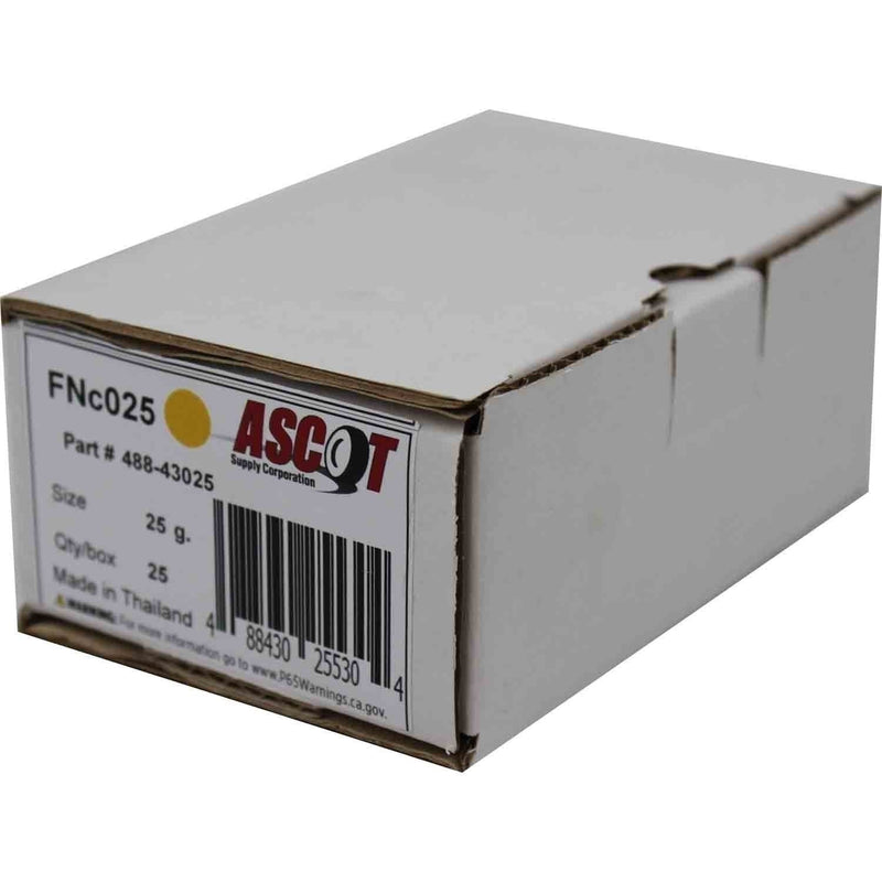 DURAFORCE Ascot FN Coated Clip-On Wheel Weights 25gm (.875oz) Box of 25