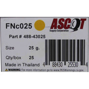 DURAFORCE Ascot FN Coated Clip-On Wheel Weights 25gm (.875oz) Box of 25