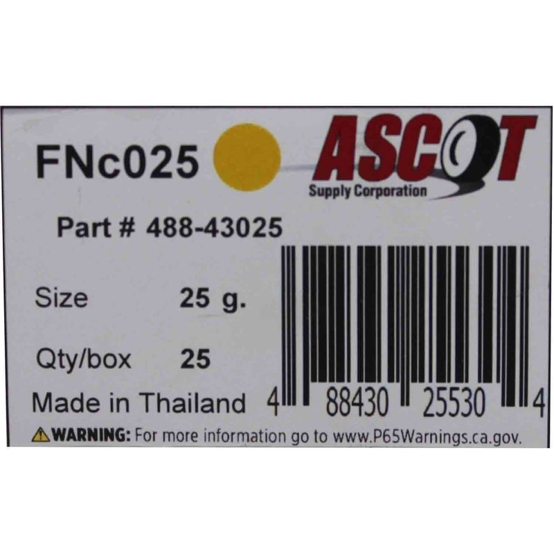 DURAFORCE Ascot FN Coated Clip-On Wheel Weights 25gm (.875oz) Box of 25