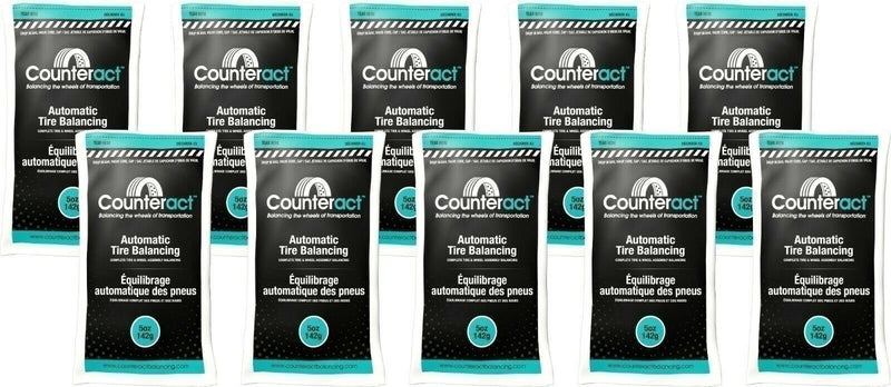 DURAFORCE Counteract 050BNB Tire Balancing Beads 5oz - 10 Bags for Smooth Ride