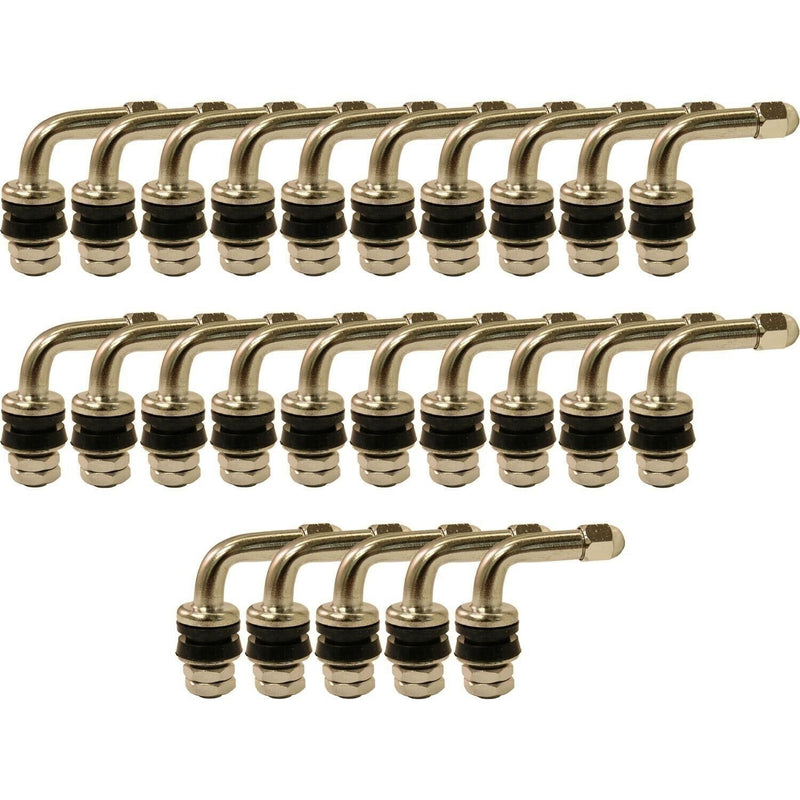 DURAFORCE TV6050 Einky 90° Chrome Valve Stem High Performance Pack of 25