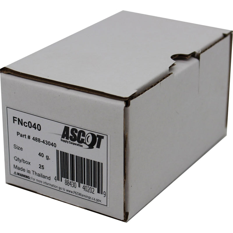 DURAFORCE Ascot FN Coated Clip-On Wheel Weights 40gm (1.375oz) Box of 25