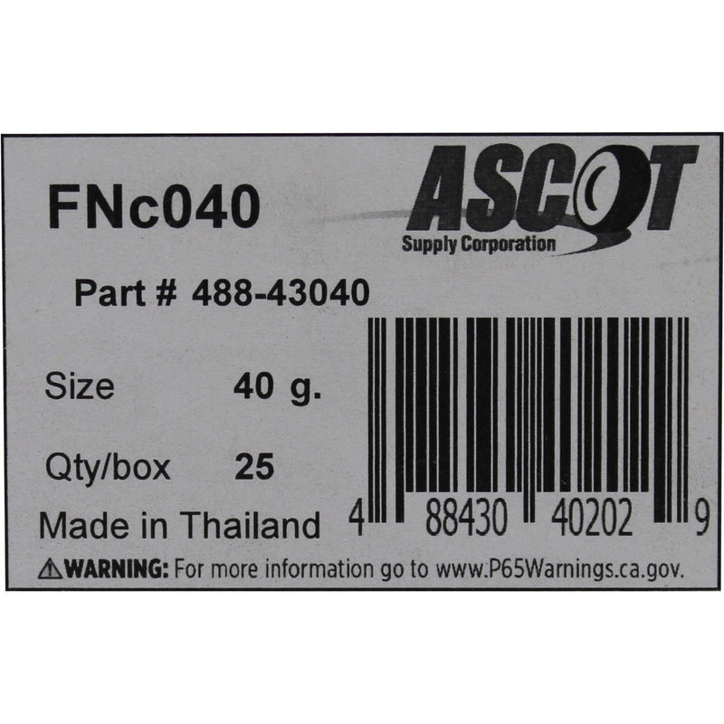 DURAFORCE Ascot FN Coated Clip-On Wheel Weights 40gm (1.375oz) Box of 25