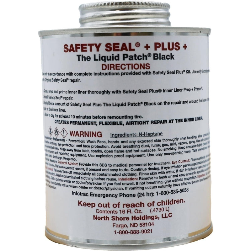DURAFORCE Safety Seal Liquid Patch 16oz Can with Applicator for Quick Repairs