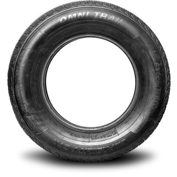 DURAFORCE Omni Trail Capability STR Trailer Tire ST205/75R14 8 Ply LRD Durable